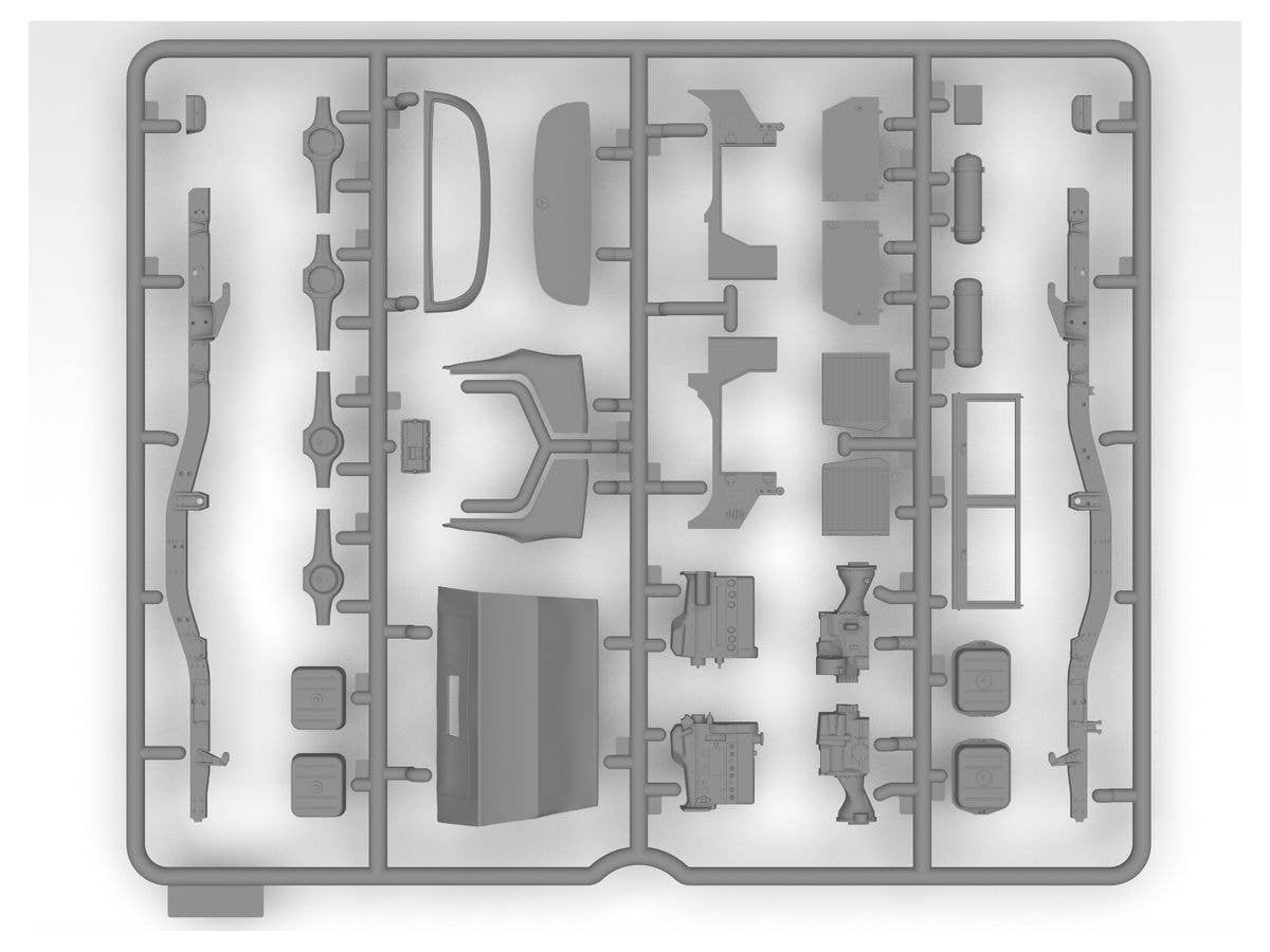 ICM 1/35 Unimog S 404, German military truck (100% new molds) | 4823044408733