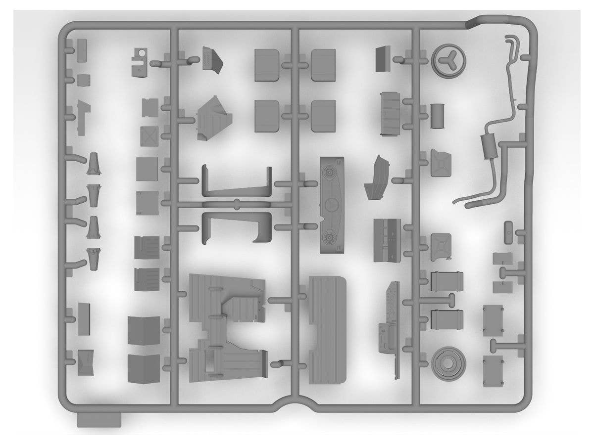 ICM 1/35 Unimog S 404, German military truck (100% new molds) | 4823044408733