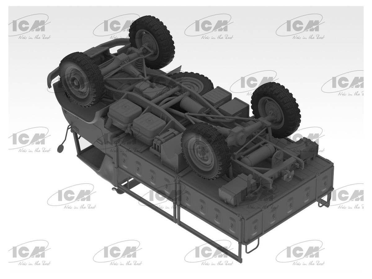 ICM 1/35 Unimog S 404, German military truck (100% new molds) | 4823044408733