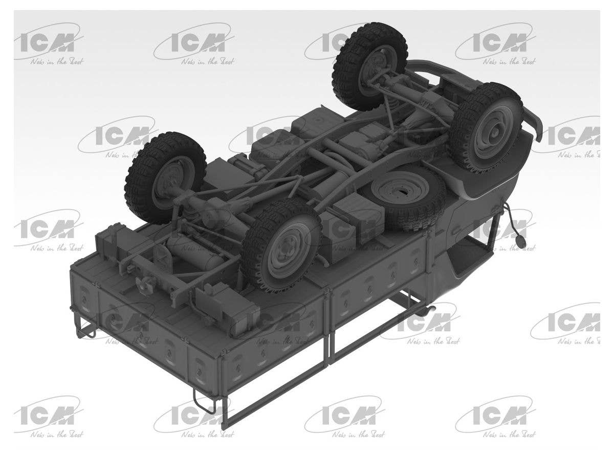 ICM 1/35 Unimog S 404, German military truck (100% new molds) | 4823044408733