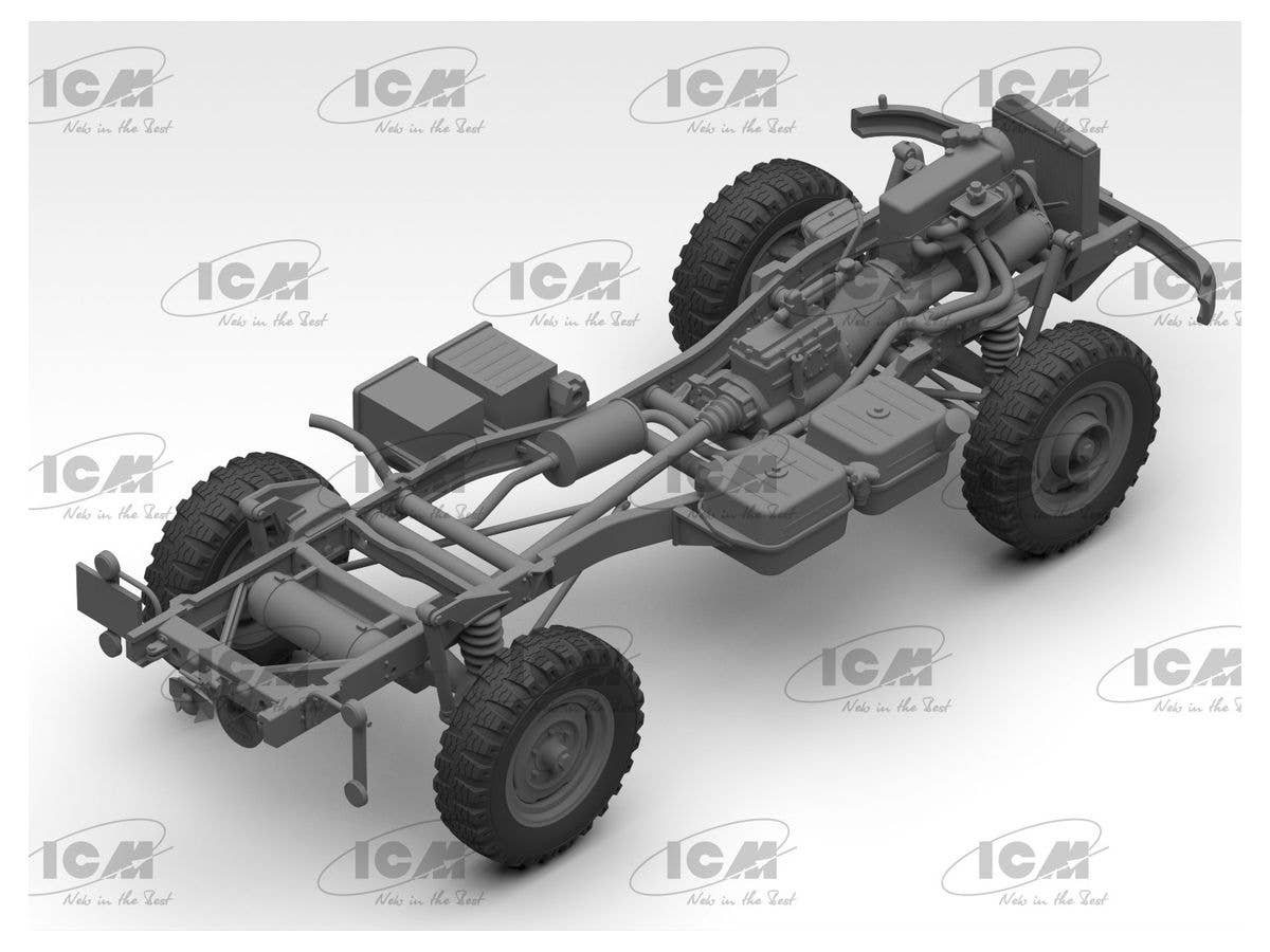 ICM 1/35 Unimog S 404, German military truck (100% new molds) | 4823044408733