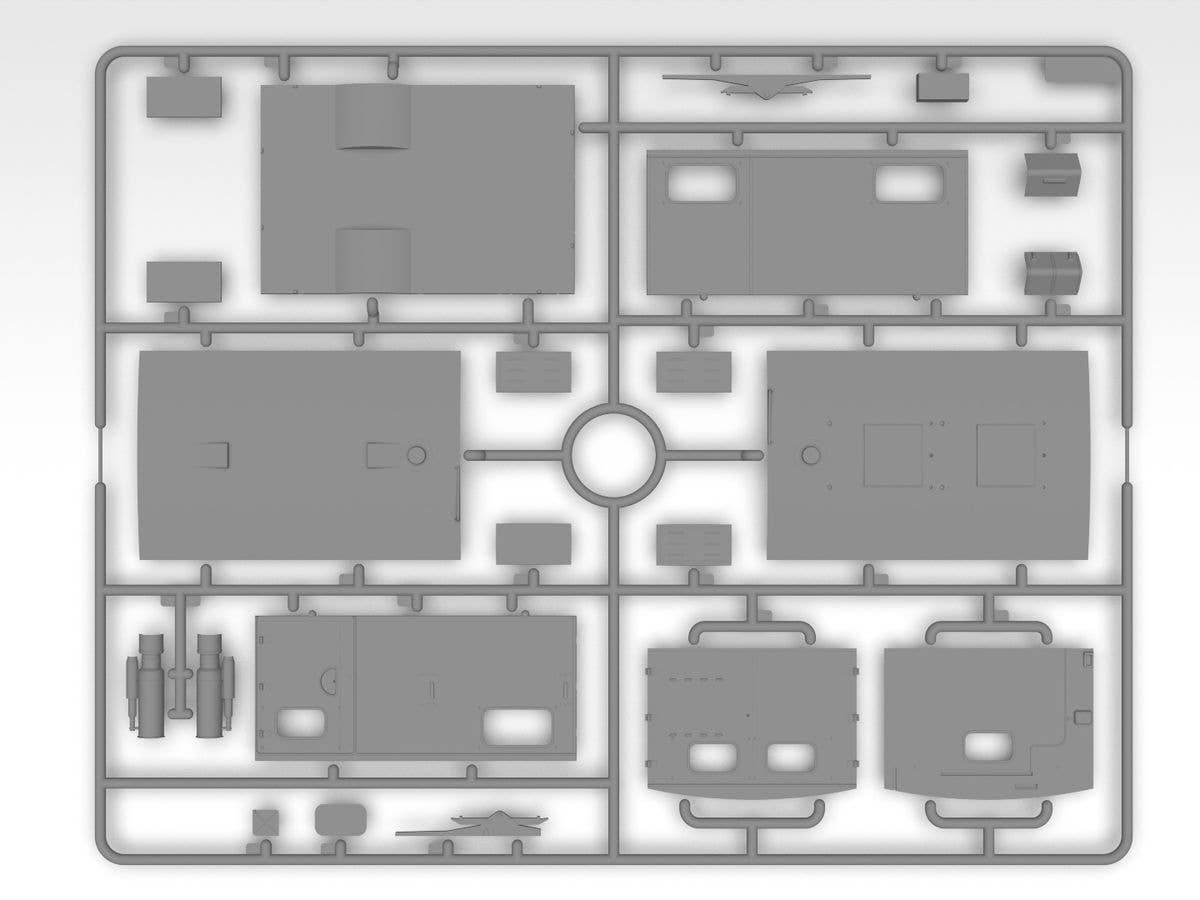 ICM 1/35 Unimog S 404, German Military Radio Truck, Vehicle | 4823044409594