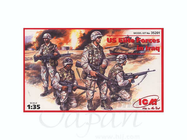 ICM 1/35 US Elite Forces in Iraq (4 figures - 4 soldiers) | 4823044401536