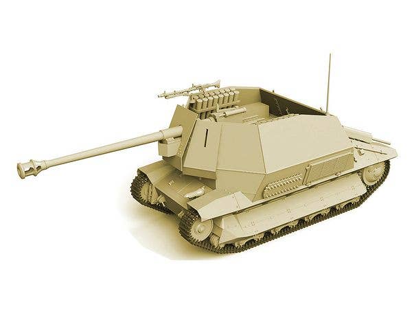 ICM 1/35 Marder I on FCM 36 Base WWII German Anti-tank Self-propelled Gun | 4823044407934
