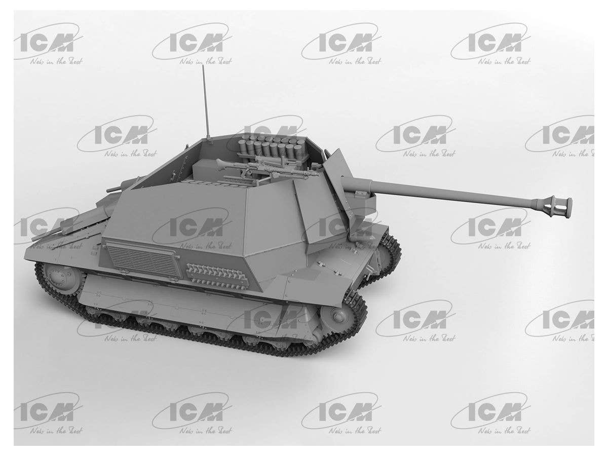 ICM 1/35 Marder I on FCM 36 Base WWII German Anti-tank Self-propelled Gun | 4823044407934