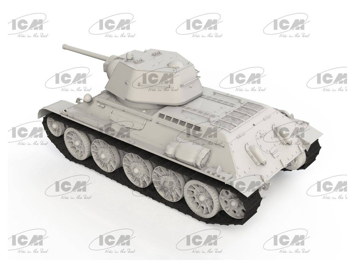 ICM 1/35 ОT-34/76, WWII Soviet Flamethrower Tank | 4823044408511