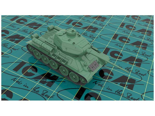 ICM 1/35 T-34-85, WWII Soviet Medium Tank | 4823044404216