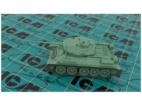 ICM 1/35 T-34-85, WWII Soviet Medium Tank | 4823044404216