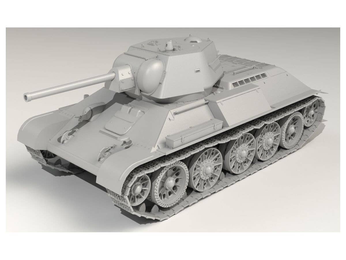 ICM 1/35 Pz.Kpfw. T-34-747(r), WWII German Medium Tank | 4823044405909