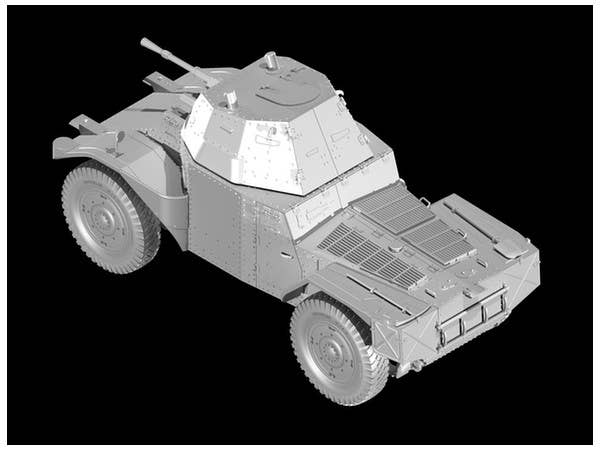 ICM 1/35 Panhard 178 AMD-35, WWII French Armoured Vehicle | 4823044403691