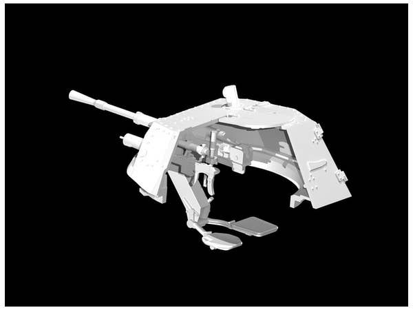 ICM 1/35 Panhard 178 AMD-35, WWII French Armoured Vehicle | 4823044403691