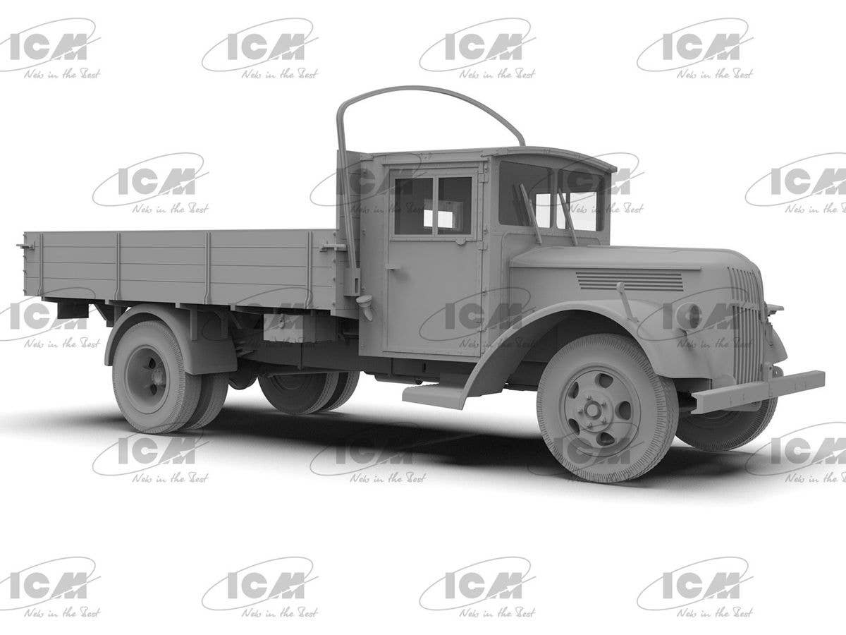 ICM 1/35 V3000S 'Einheitsfahrerhaus', WWII German Military Truck, Vehicle | 4823044409747