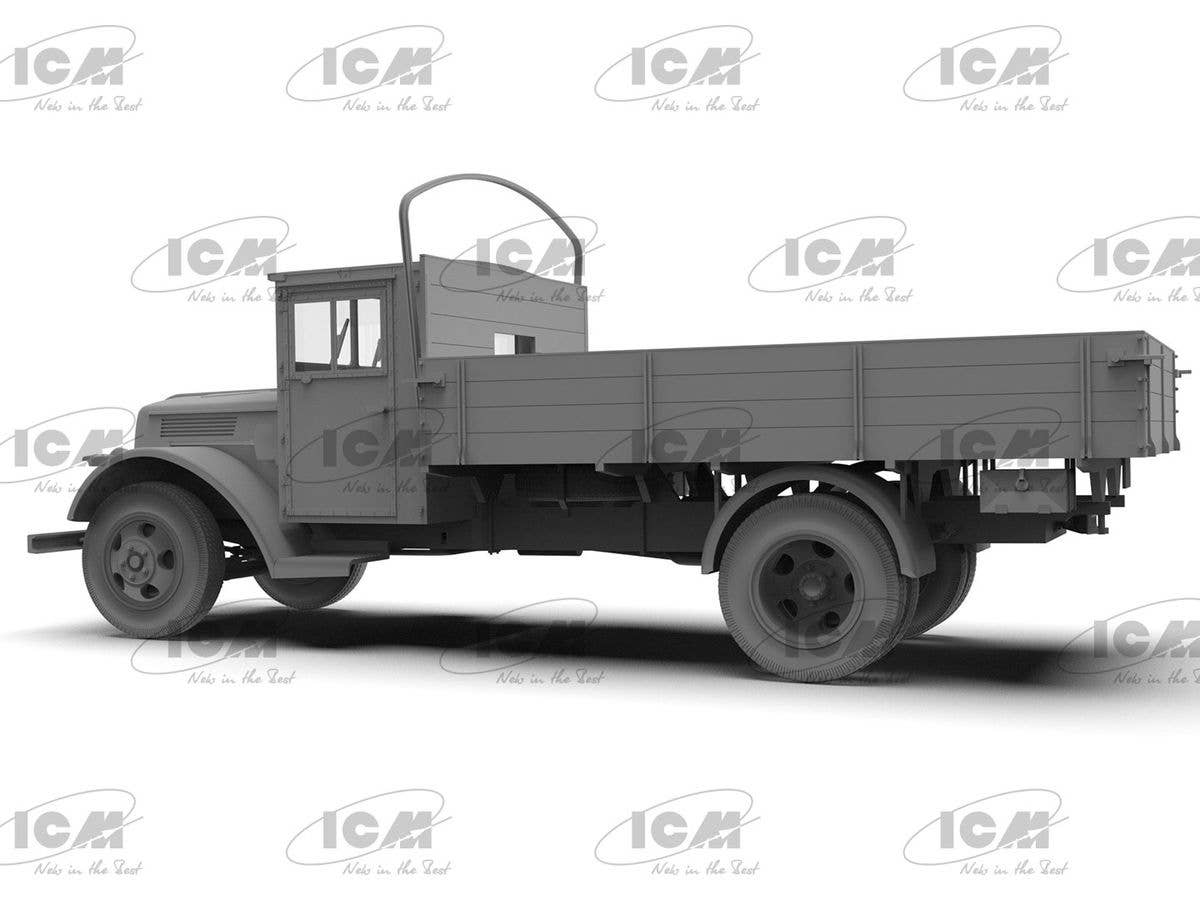 ICM 1/35 V3000S 'Einheitsfahrerhaus', WWII German Military Truck, Vehicle | 4823044409747