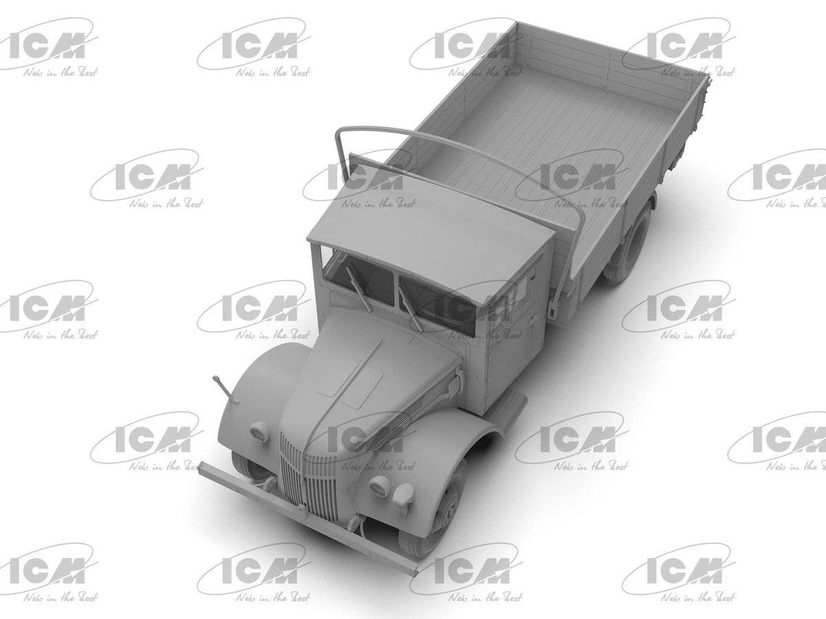 ICM 1/35 V3000S 'Einheitsfahrerhaus', WWII German Military Truck, Vehicle | 4823044409747