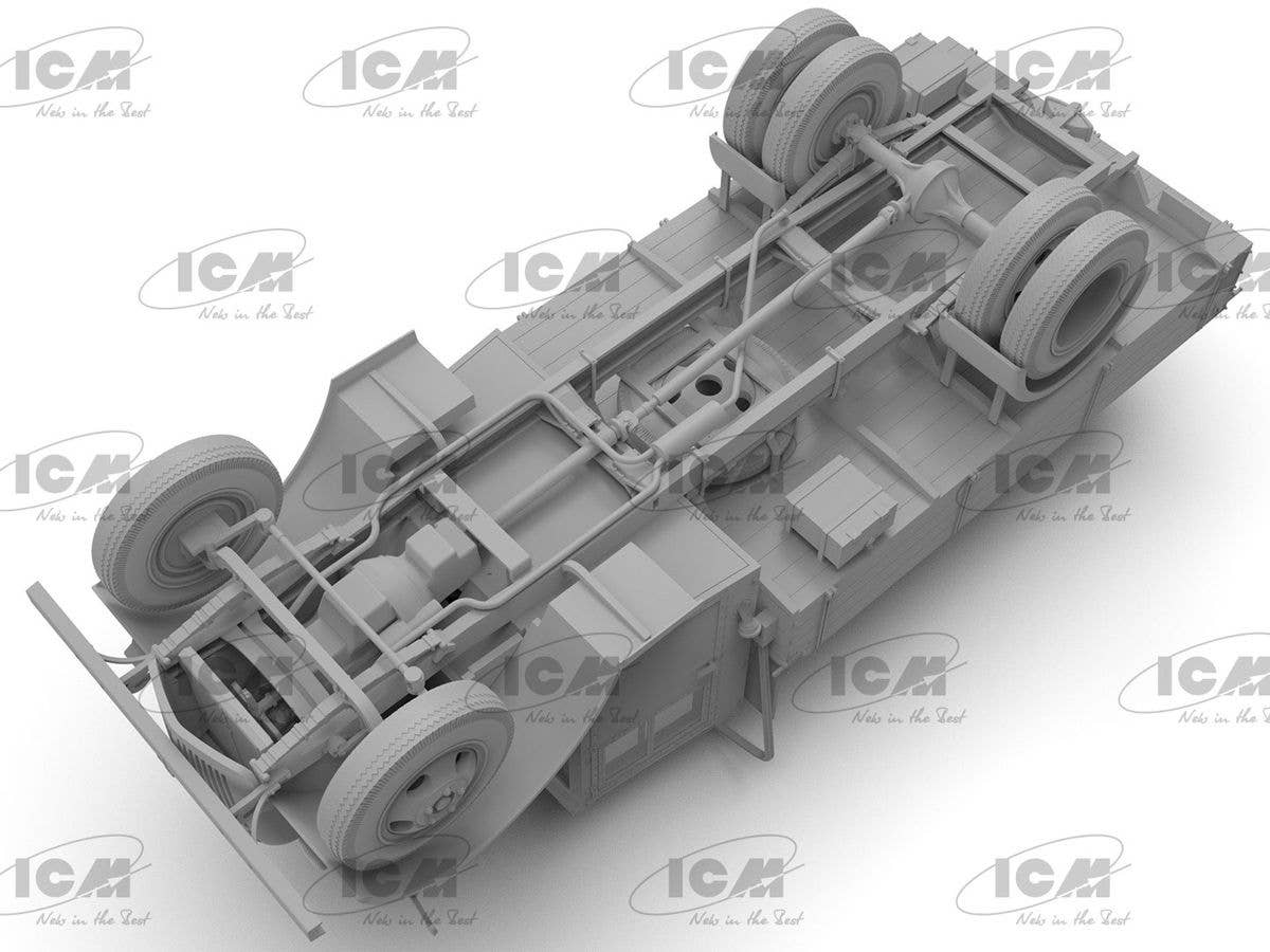 ICM 1/35 V3000S 'Einheitsfahrerhaus', WWII German Military Truck, Vehicle | 4823044409747