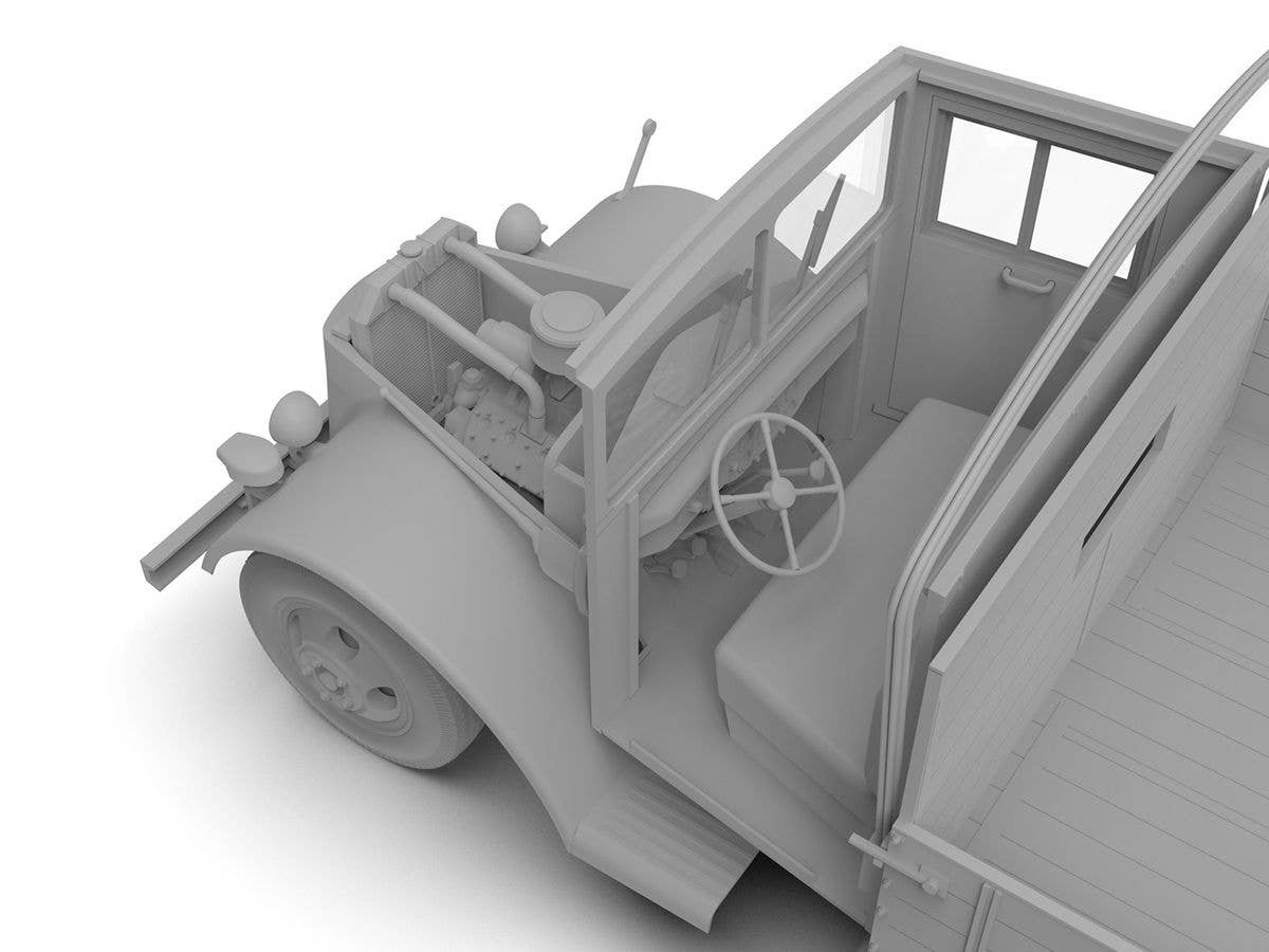 ICM 1/35 V3000S/SSM Maultier 'Einheitsfahrerhaus', WWII German Truck | 4823044409730