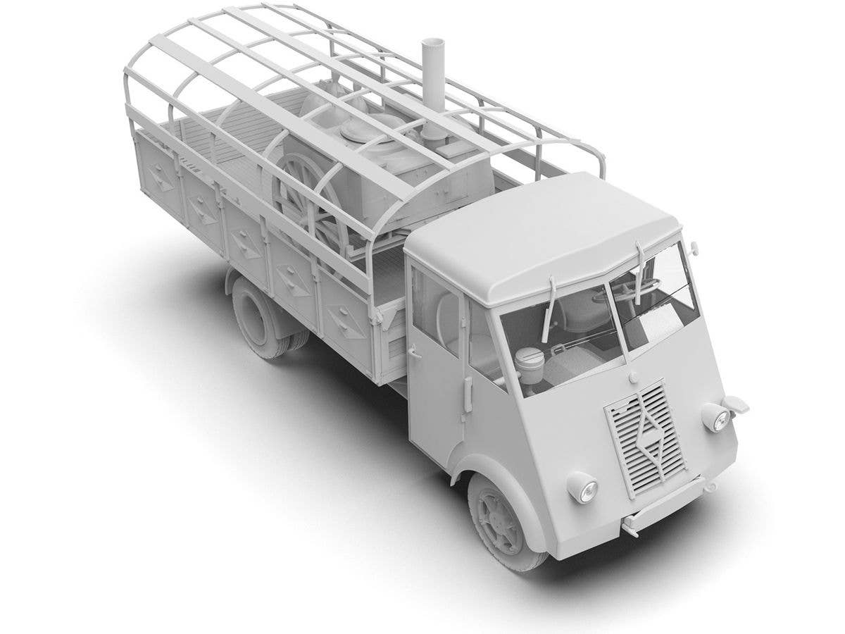 ICM 1/35 AHN 'Gulaschkanone', WWII German mobile field kitchen, Vehicle | 4823044409723
