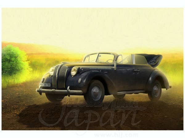 ICM 1/35 Admiral Cabriolet, WWII German Staff Car with Figures | 4823044402601