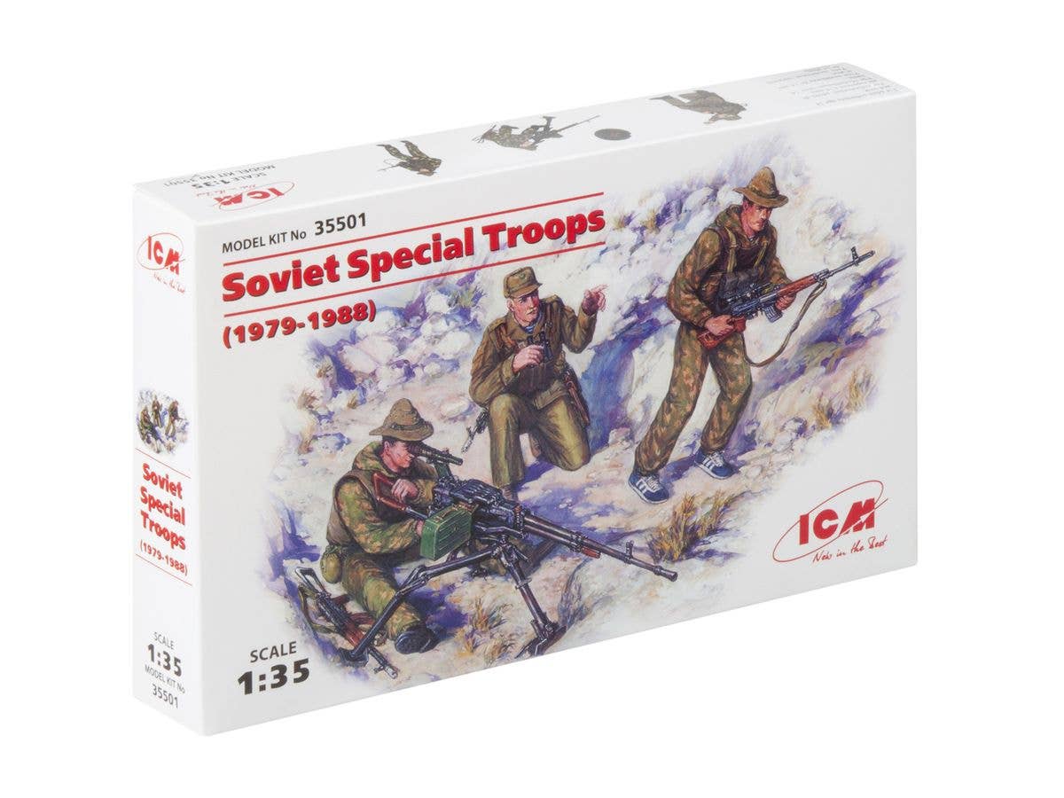 ICM Soviet Special Troops (1979-1988) (3 figures - 1 officer, 2 soldiers) | 4823044401871