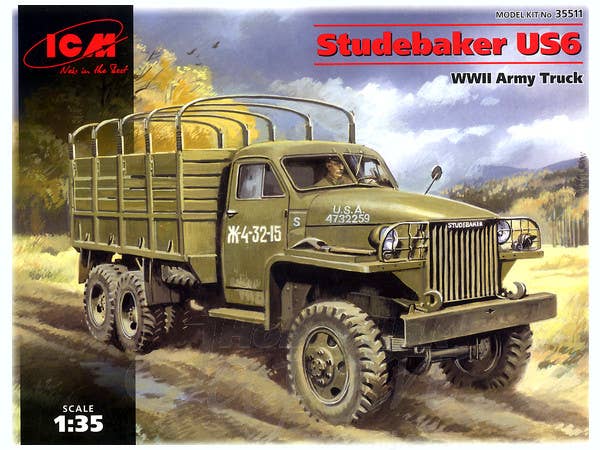 ICM 1/35 Studebaker US6, WWII Army Truck | 4823044402021