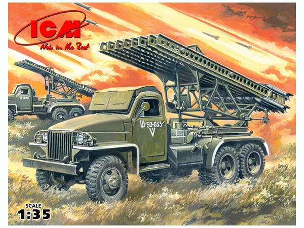 ICM 1/35 BM-13-16N, WWII Soviet Multiple Launch Rocket System | 4823044402311