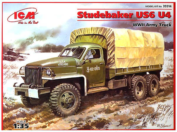 ICM 1/35 Studebaker US6 U4, WWII Army Truck | 4823044401376