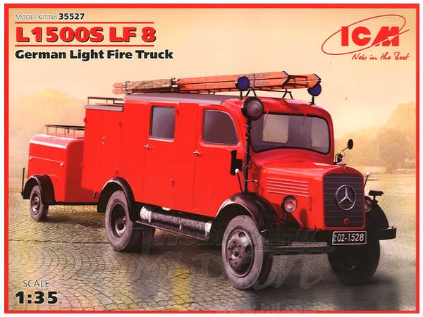 ICM 1/35 L1500S LF 8, German Light Fire Truck | 4823044402946