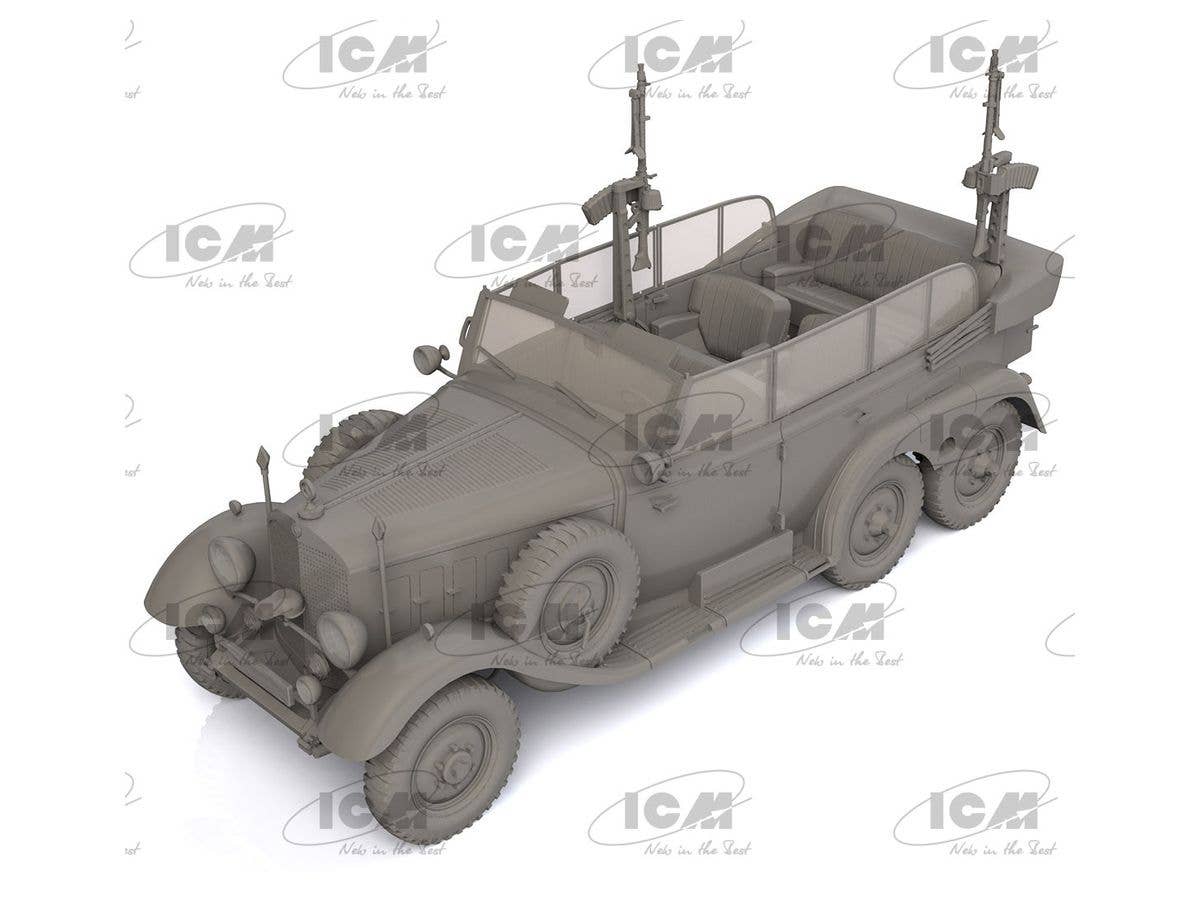 ICM 1/35 G4 with Armament, WWII German Car | 4823044408221