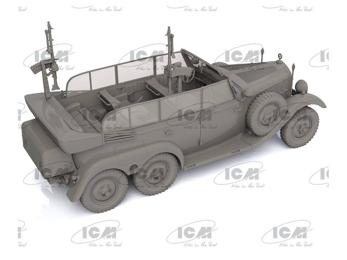 ICM 1/35 G4 with Armament, WWII German Car | 4823044408221