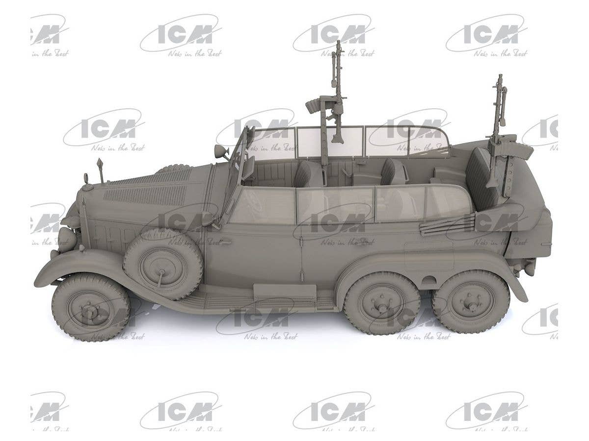 ICM 1/35 G4 with Armament, WWII German Car | 4823044408221