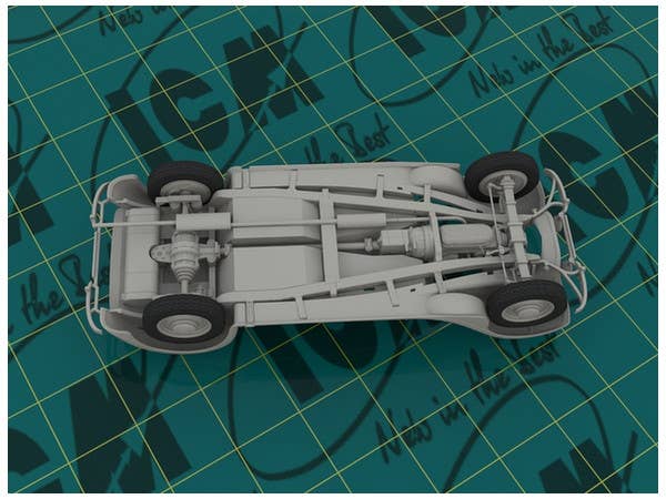 ICM 1/35 Typ 320 (W142) Saloon, WWII German Staff Car | 4823044402779