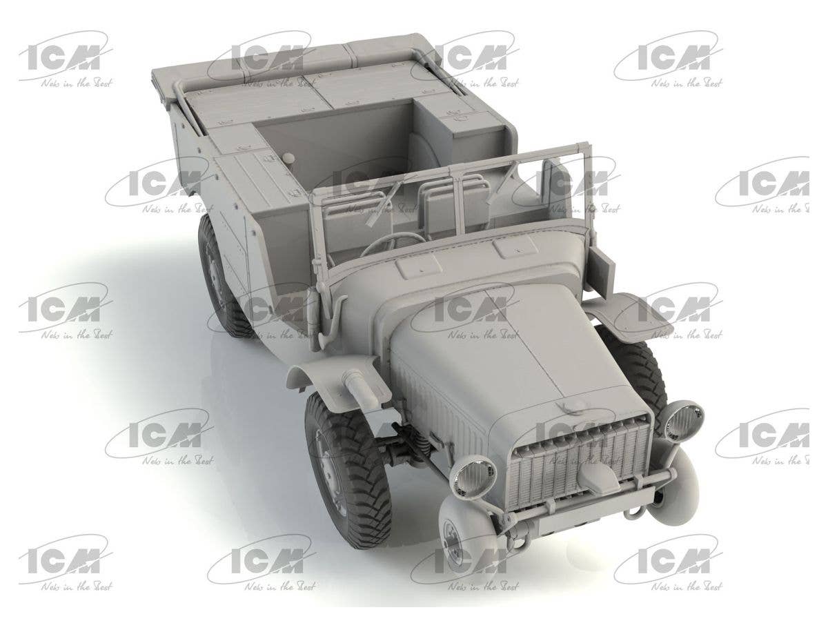 ICM 1/35 Laffly (f) typ V15T, WWII German military vehicle | 4823044408825