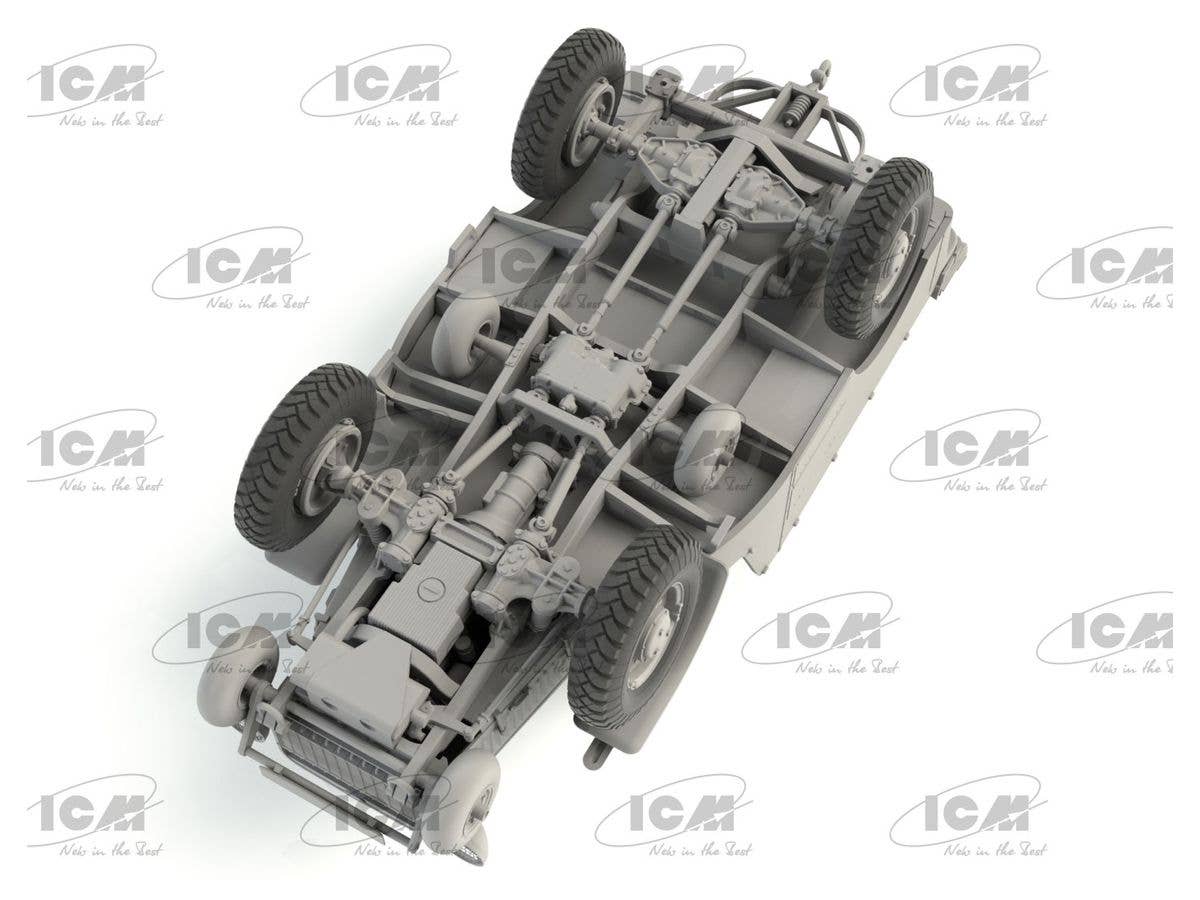ICM 1/35 Laffly (f) typ V15T, WWII German military vehicle | 4823044408825