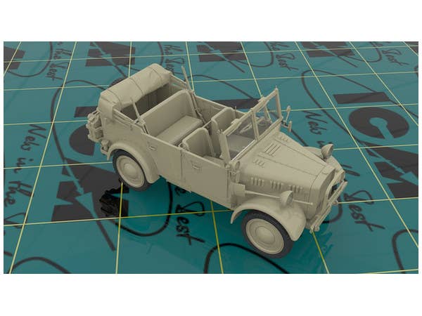 ICM 1/35 le.gl.Pkw Kfz.1, WWII German Light Personnel Car | 4823044405053