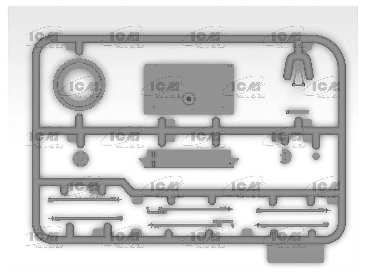 ICM 1/35 le.gl.Einheitz-Pkw Kfz.4, WWII German Light Anti-Aircraft Vehicle | 4823044407927