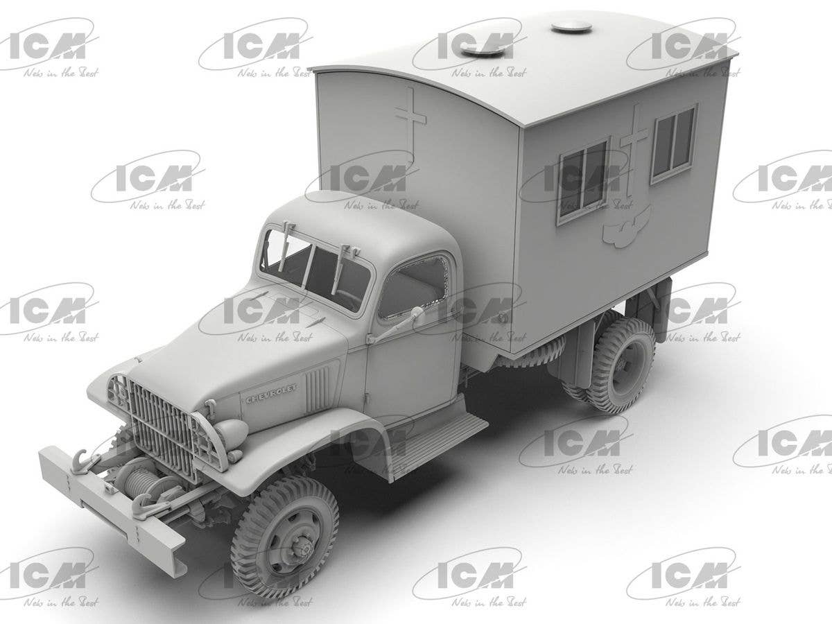 ICM 1/35 WWII British Army Mobile Chapel | 4823044410538