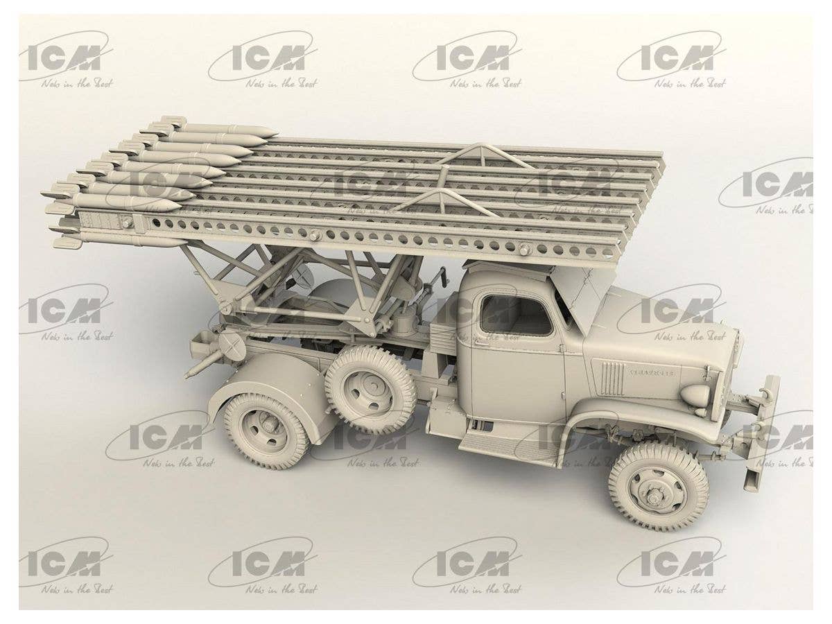 ICM 1/35 BM-13-16 on G7107 Chassis with Soviet crew | 4823044407873