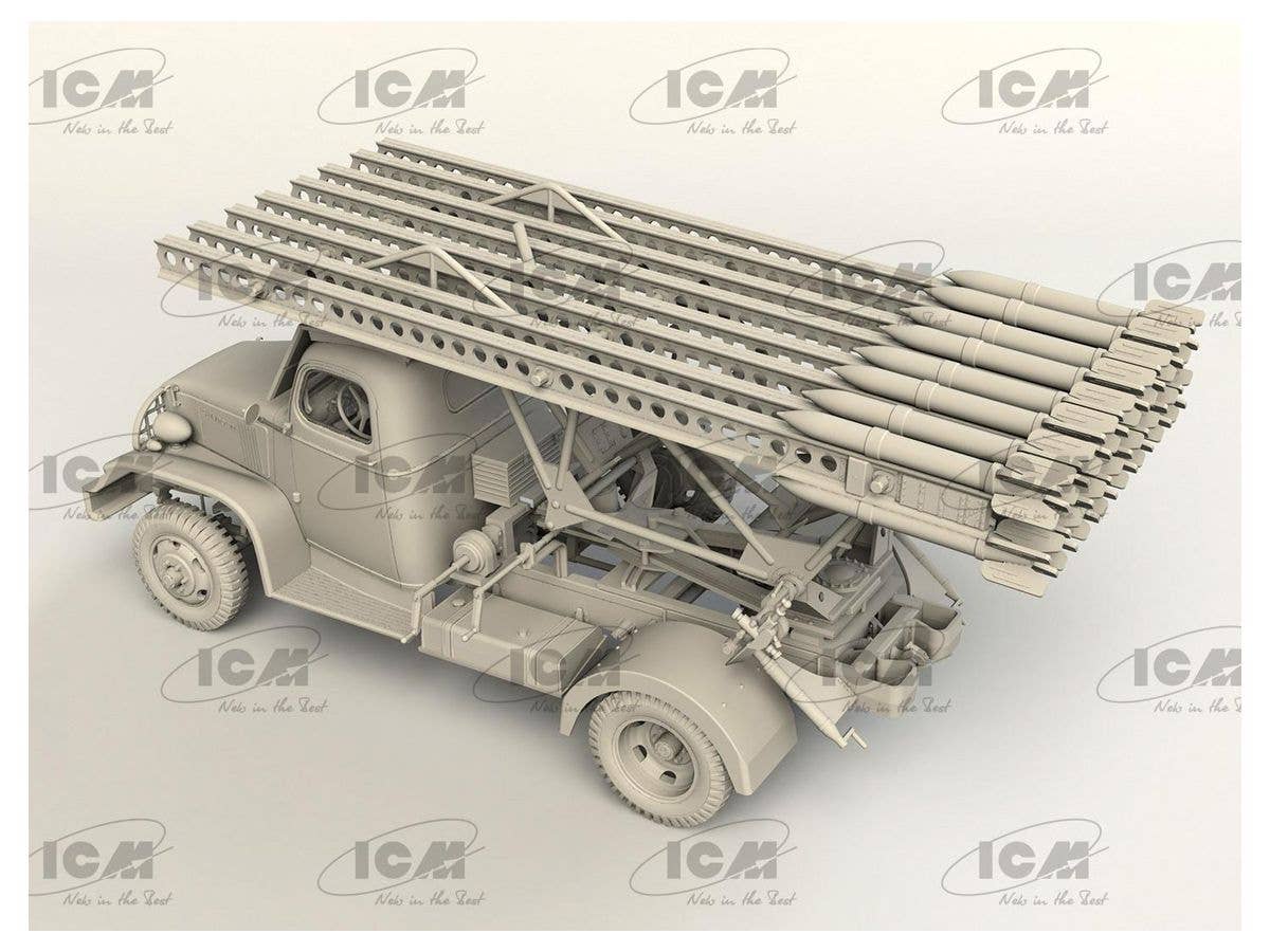 ICM 1/35 BM-13-16 on G7107 Chassis with Soviet crew | 4823044407873