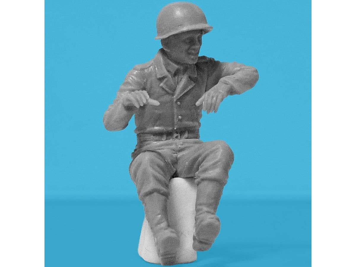 ICM 1/35 WWII US Military Patrol (G7107 with MG M1919A4) | 4823044409686