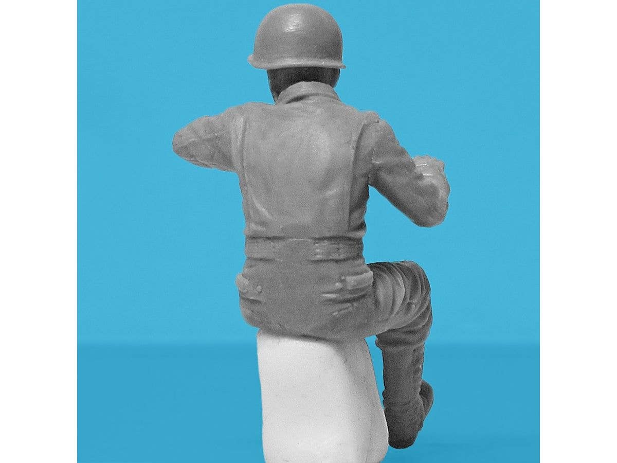 ICM 1/35 WWII US Military Patrol (G7107 with MG M1919A4) | 4823044409686