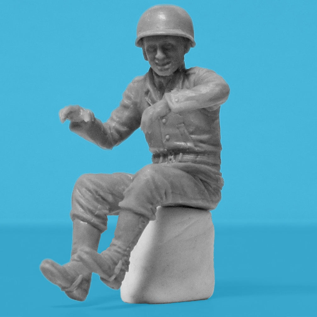 ICM 1/35 WWII US Military Patrol (G7107 with MG M1919A4)