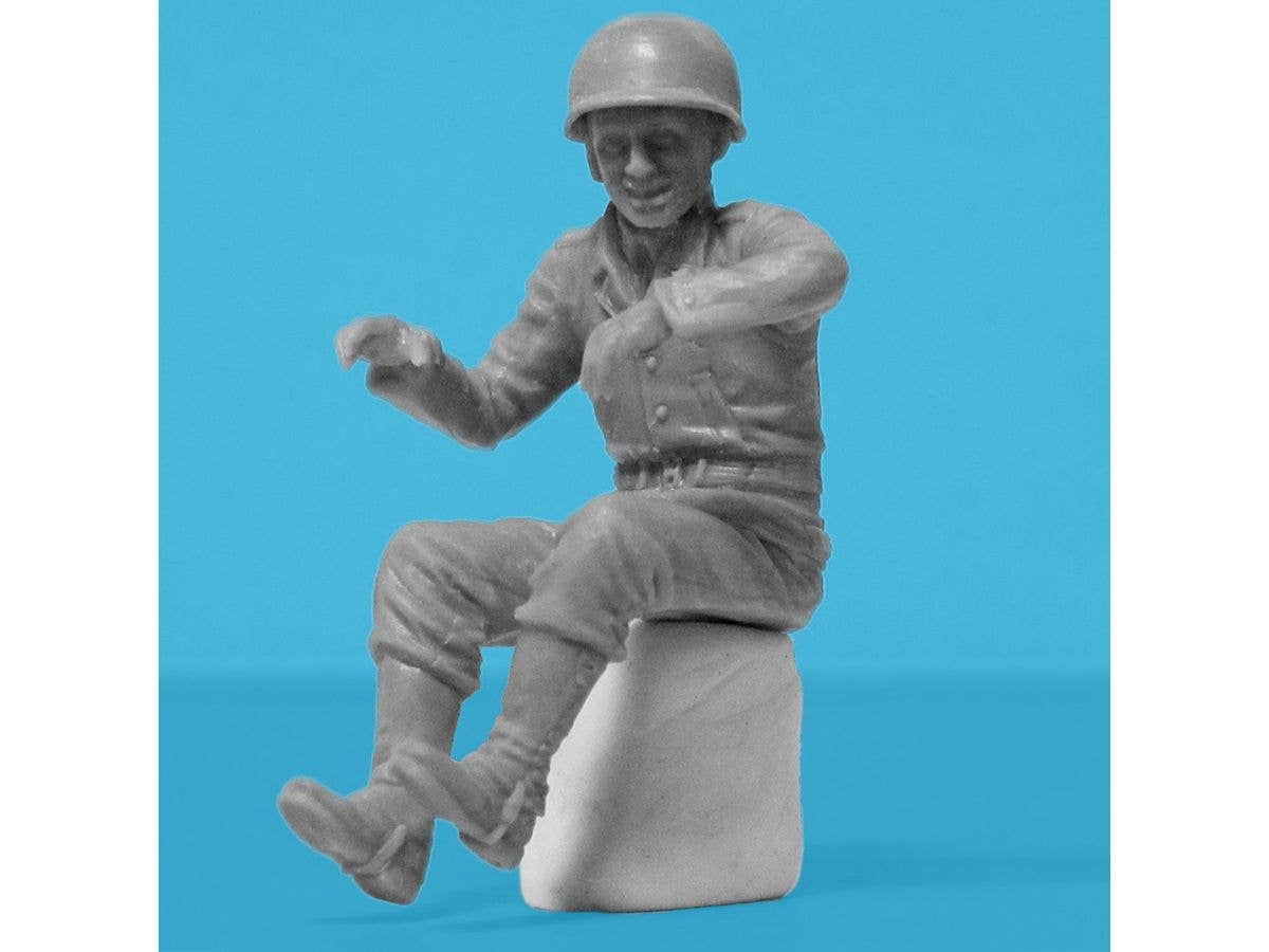 ICM 1/35 WWII US Military Patrol (G7107 with MG M1919A4) | 4823044409686