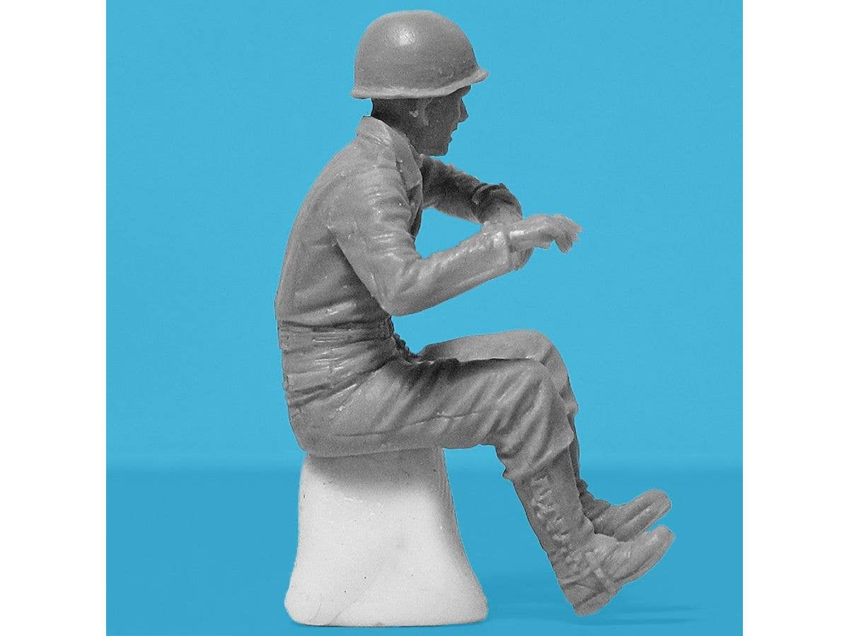 ICM 1/35 WWII US Military Patrol (G7107 with MG M1919A4) | 4823044409686