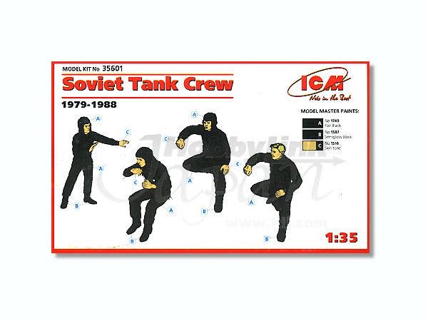 ICM 1/35 Soviet Tank Crew (1979-1988) (3 tankmen) | 4823044400751