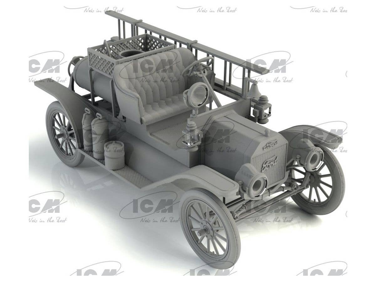 ICM 1/35 Model T 1914 Fire Truck, American Car | 4823044407958