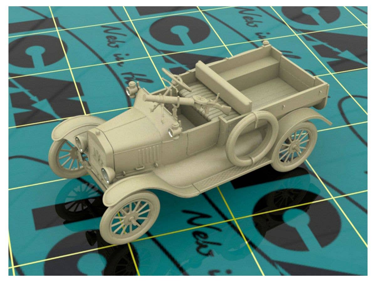 ICM 1/35 Model T 1917 LCP with Vickers MG - WWI ANZAC Car | 4823044408160