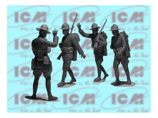 ICM 1/35 Standard B 'Liberty' with WWI US Infantry | 4823044406012