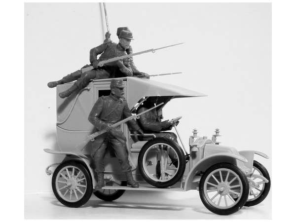 ICM 1/35 Battle of the Marne' (1914), Taxi car with French Infantry | 4823044404858