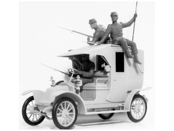 ICM 1/35 Battle of the Marne' (1914), Taxi car with French Infantry | 4823044404858