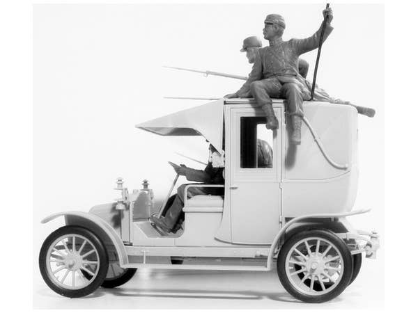 ICM 1/35 Battle of the Marne' (1914), Taxi car with French Infantry | 4823044404858